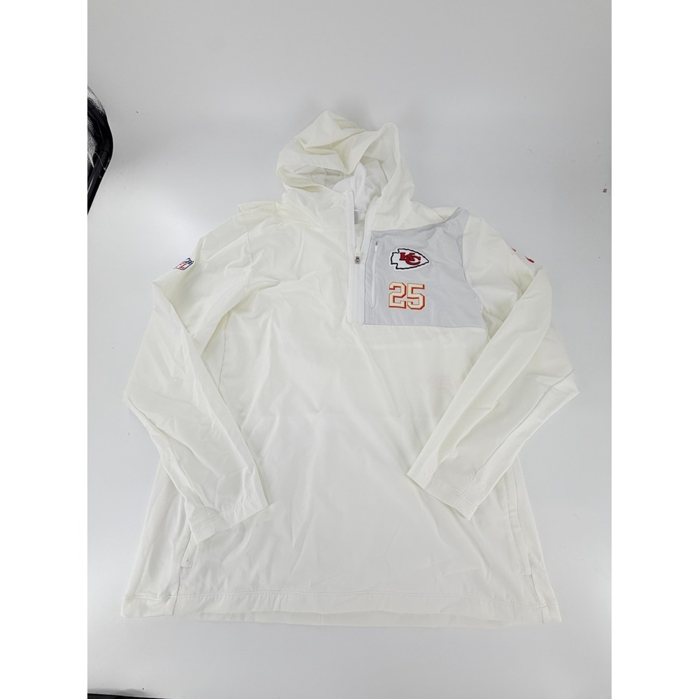 Kansas City Chiefs Nike NFL On Field Jacket Men's Size L Team Issued Pierce 25